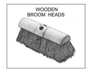 Wooden Broom Heads - Only